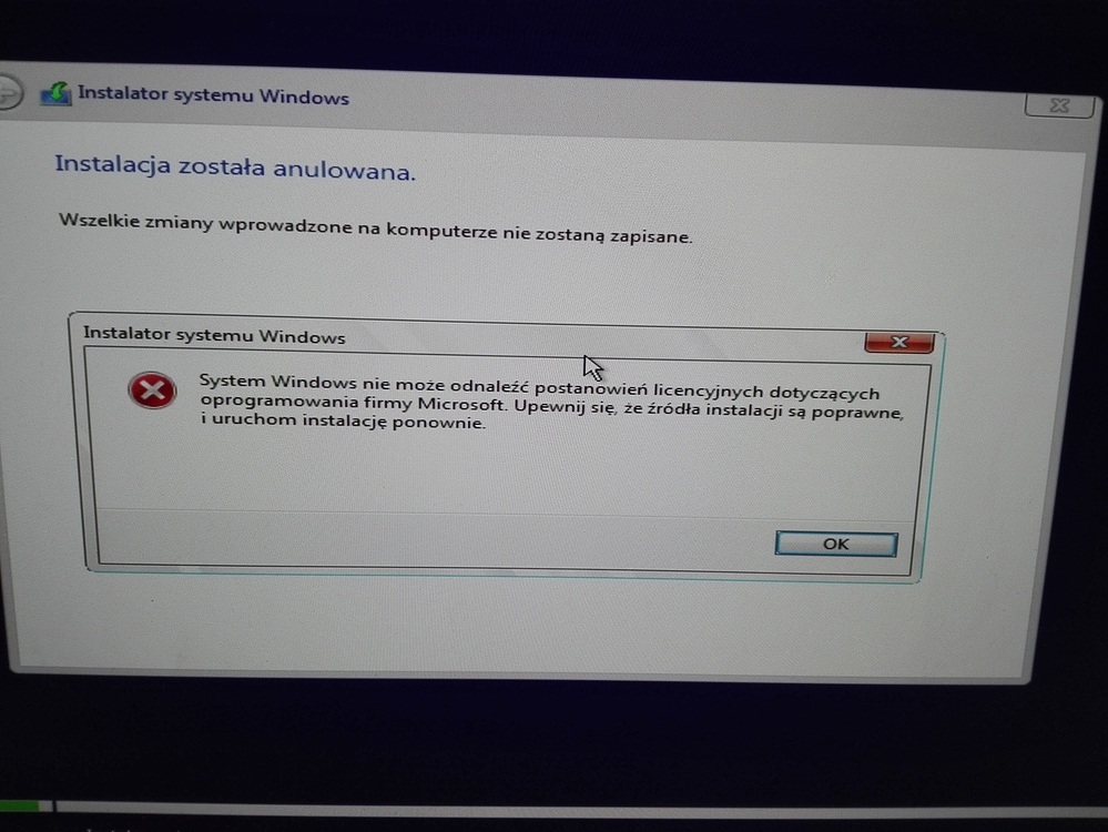 System Windows Nie Moze Uzyskac Dostepu Do Okreslonego Urzadzenia Sciezki Problem z zainstalowaniem win 10, wyskakuje błąd - Windows 10
