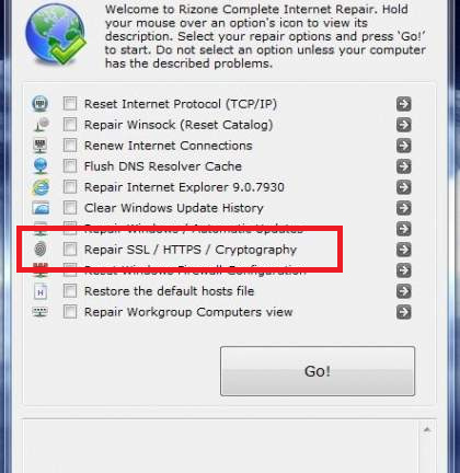 Repair SSL / HTTPS / Cryptography