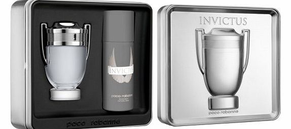 set invictus for men with deo spray